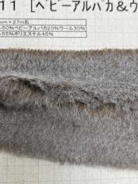 NT-2011 Pelliccia Artigianale [miscela Baby Alpaca][Tessile / Tessuto] Industria Delle Magliette A Nakano Sottofoto