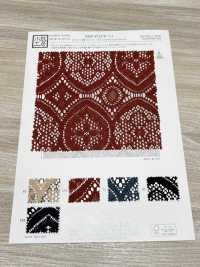 KKF8725-W-D4 Pizzo Jacquard Mélange In Poliestere Di Ampia Larghezza[Tessile / Tessuto] Uni Textile(Komon Studio) Sottofoto