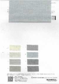 14384 Salopette In Cotone/lino Biologico Tinto In Filo[Tessile / Tessuto] SUNWELL Sottofoto