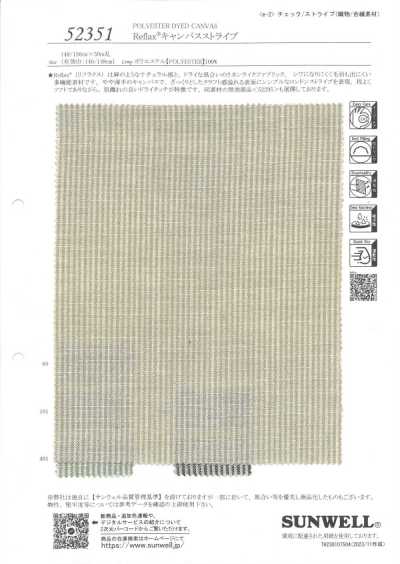 52351 Reflax® Canvas a righe