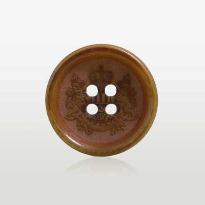 NUT1060 Bottone a 4 fori in noce