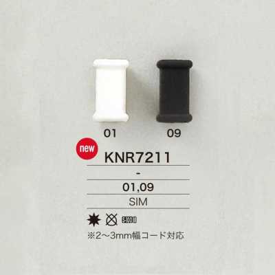 KNR7211 Accessorio per cordino in silicone per cordino di larghezza 2–3 mm