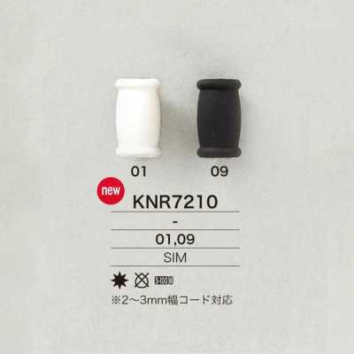 KNR7210 Accessori per cordino in silicone per cordino largo 2–3 mm