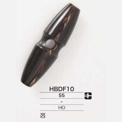 HBDF10 Bottone alamaro in vero corno di bufalo