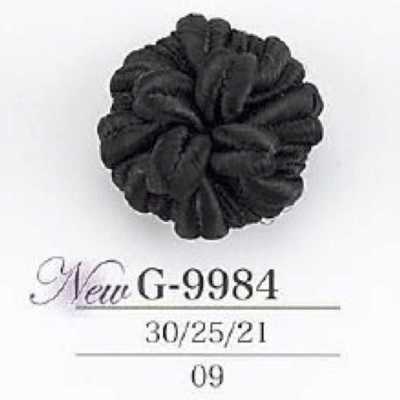 G9984 Bottone con gambo a tunnel in resina cord/nylon