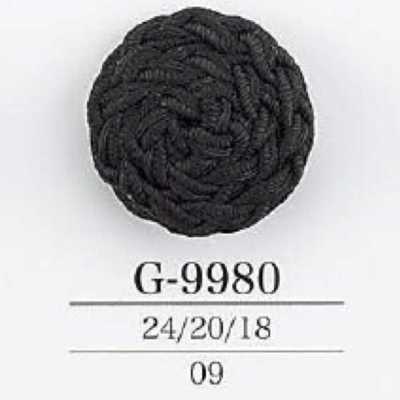G9980 Bottone con gambo a tunnel in resina cord/nylon