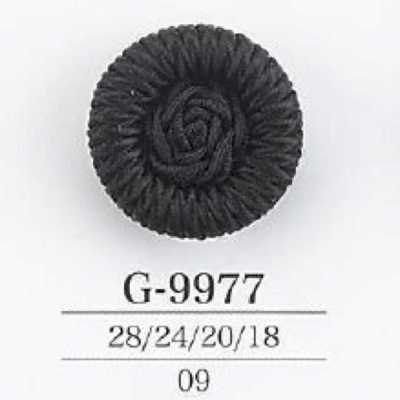 G9977 Bottone in resina cord/nylon con gambo a tunnel