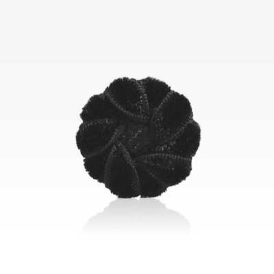 G9973 Bottone con gambo a tunnel in resina cord/nylon