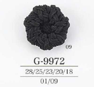 G9972 Bottone con gambo a tunnel in resina cord/nylon