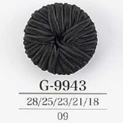 G9943 Bottone con gambo a tunnel in resina cord/nylon