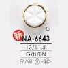 NA6643 Bottone con gambo a tunnel in resina di nylon/ottone
