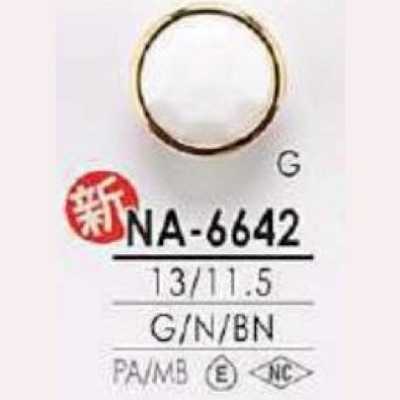 NA6642 Bottone con gambo a tunnel in resina di nylon/ottone