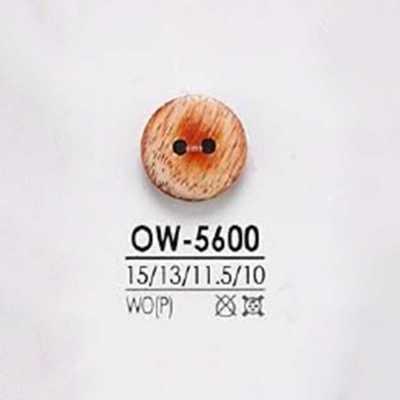 OW5600 Bottone a 2 fori in legno, compensato