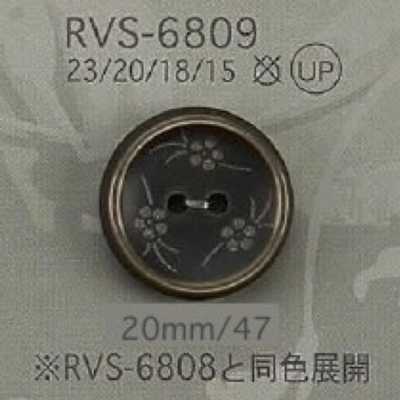 RVS6809 Bottone in resina poliestere a 2 fori