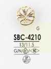SBC4210 Bottone Semicircolare In Resina Epossidica/alto Metallo