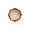 VC9787 Bottone a 4 fori con foro frontale in resina poliestere/ottone