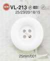 VL213 Bottone in resina poliestere a 4 fori