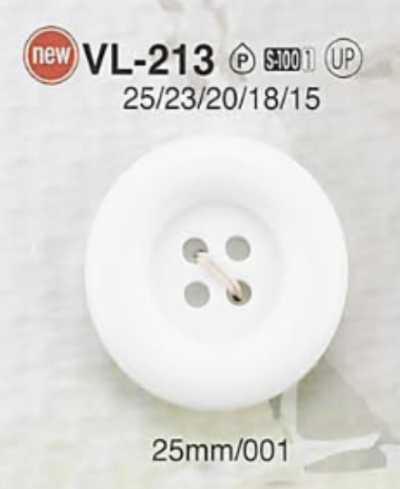 VL213 Bottone in resina poliestere a 4 fori
