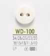 WD100 Bottone frontale a 2 fori in resina poliestere
