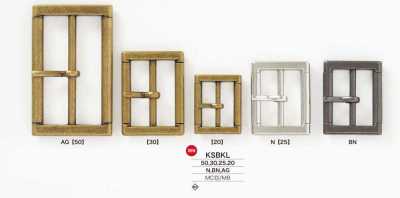 KSBKL Fibbia passante pressofusa/ottone