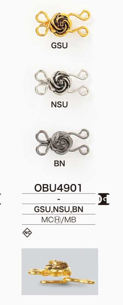 OBU4901 Gancetto a molla Hi-Cast/Ottone