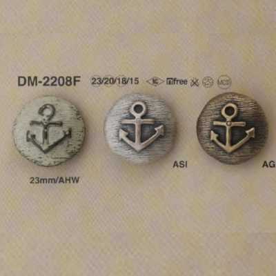 DM2208F Bottone con gambo ad anello circolare pressofuso