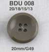 BDU008 Bottone a 4 fori in resina di poliestere