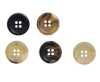 VHORN11 Bottone in resina poliestere a 4 fori