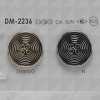 DM2236 Bottone pressofuso a 4 fori