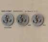 DM2196F Bottone pressofuso con gambo ad anello circolare