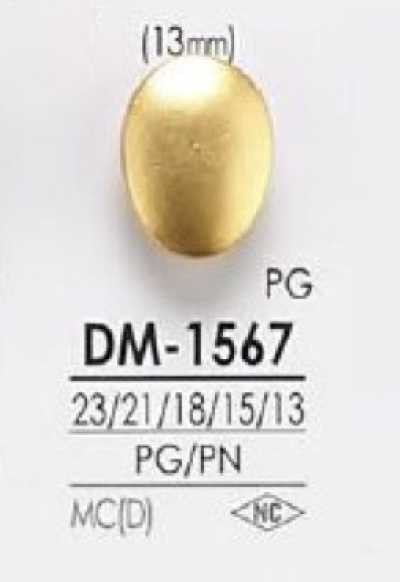 DM1567 Bottone pressofuso con gambo ad anello circolare e semianello