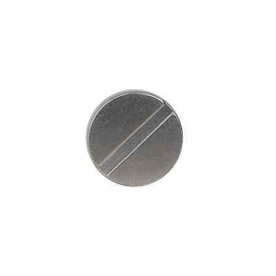 Bottone pressofuso con gambo ad anello semicircolare