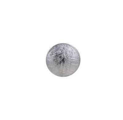DM2252 Bottone a gambo con anello circolare a mezza anella in metallo/ottone