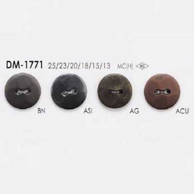 DM1771 Bottone a due fori in metallo alto