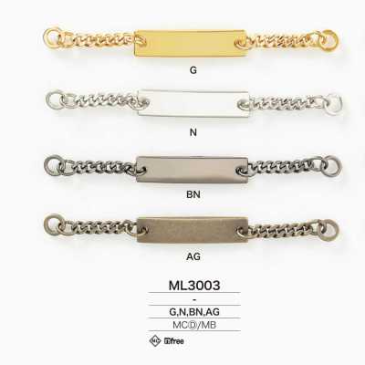 ML3003 Appendino per colletto pressofuso/ottone