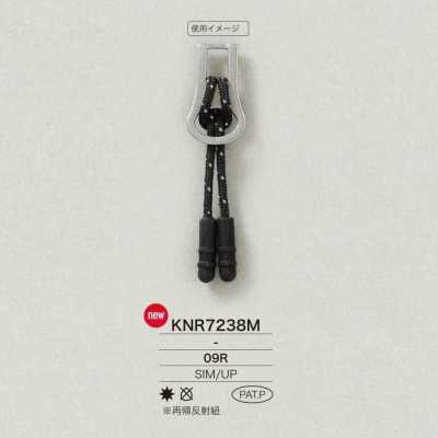 KNR7238M Puntale per cerniera in Mirable (silicone)/resina di poliestere