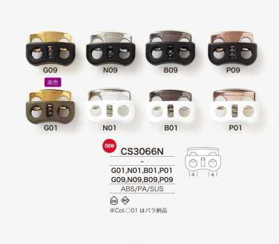 CS3066N Fermacordino in resina ABS/acciaio inossidabile/resina nylon