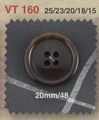 VT160 Bottone a 4 fori in resina poliestere