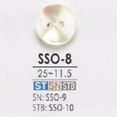 SSO8 Bottone in conchiglia a 2 fori