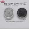 RVS1014F Bottone a 4 fori in alluminio/resina poliestere con fori frontali