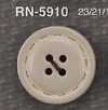 RN5910 Bottone in resina di nylon a 4 fori con fori frontali