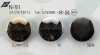 N91 Bottone quadrato in resina ABS con gambo ad anello semicircolare