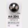 MA2045 Bottone con gambo a mezzo anello e anello circolare in ottone