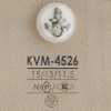KVM4526 Bottone semitondo con gambo ad anello in resina ABS/poliestere