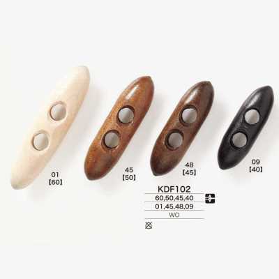 KDF102 Bottone duffle in legno
