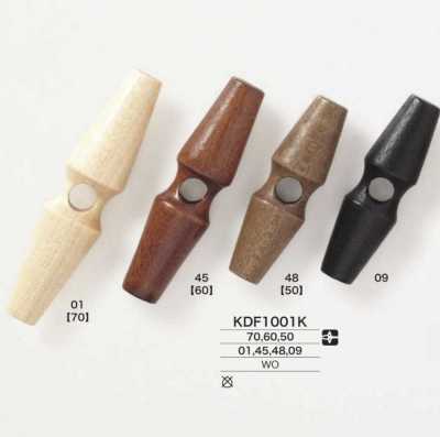 KDF1001K Bottone duffle in legno