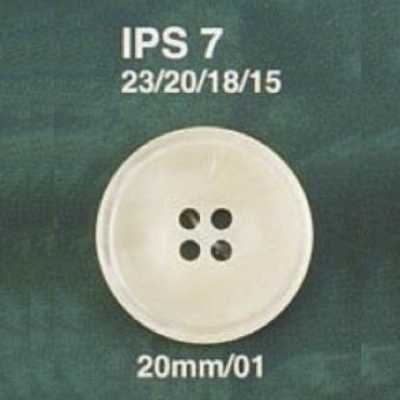 IPS7 Bottone da cucire a 4 fori in resina di poliestere