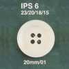 IPS6 Bottone in resina poliestere a 4 fori