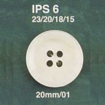 IPS6 Bottone in resina poliestere a 4 fori
