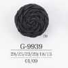 G9939 Bottone con gambo a tunnel in corda/resina di nylon